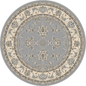 Radici Pisa 1780 Grey Round Area Rug
