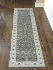 Radici Pisa 3743 Lt. Green Runner Area Rug Room Scene Radici Pisa 3743 Lt. Green Runner Area Rug Room Scene