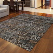 Radici Pisa 3746 Brown Area Rug Room Scene Radici Pisa 3746 Brown Area Rug Room Scene
