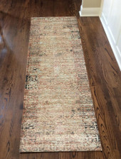 Radici Seriate 500 Beige Runner Area Rug Room Scene Radici Seriate 500 Beige Runner Area Rug Room Scene
