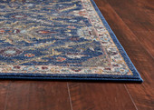 Kas Corsica 7859 Royal Blue Courtyard Area Rug Corner