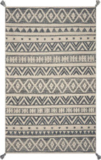 Kas Hang Ten Malibu 0852 Grey Encinitas Area Rug