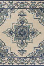 Kas Harbor 4238 Ivory/Blue Serafina Area Rug Kas Harbor 4238 Ivory/Blue Serafina Area Rug