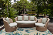 Kas Harbor 4244 Ivory/Blue Oceana Area Rug Room Scene Kas Harbor 4244 Ivory/Blue Oceana Area Rug Room Scene