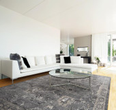 Kas Hue 4708 Grey Farrah Area Rug Room Scene Kas Hue 4708 Grey Farrah Area Rug Room Scene