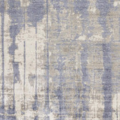 Kas Indulge 0802 Grey/Blue Drizzle Area Rug Swatch