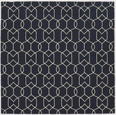 Kas Libby Langdon Hamptons 5230 Navy Groovy Gate Square Area Rug Kas Libby Langdon Hamptons 5230 Navy Groovy Gate Square Area Rug