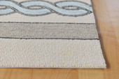 Kas Libby Langdon Hamptons 5235 Ivory/Spa Cable Knit Area Rug Corner Kas Libby Langdon Hamptons 5235 Ivory/Spa Cable Knit Area Rug Corner