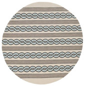 Kas Libby Langdon Hamptons 5235 Ivory/Spa Cable Knit Round Area Rug Kas Libby Langdon Hamptons 5235 Ivory/Spa Cable Knit Round Area Rug
