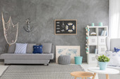 Kas Maui 1342 Ivory/Grey Houndstooth Area Rug Room Scene Kas Maui 1342 Ivory/Grey Houndstooth Area Rug Room Scene