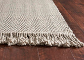 Kas Maui 1343 Oatmeal Herringbone Area Rug Corner Kas Maui 1343 Oatmeal Herringbone Area Rug Corner