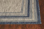Kas Provo 5756 Grey/Denim Cape Cod Area Rug Corner Kas Provo 5756 Grey/Denim Cape Cod Area Rug Corner