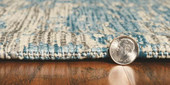 Kas Provo 5759 Teal Strokes Area Rug Pile Kas Provo 5759 Teal Strokes Area Rug Pile