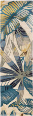 Kas Sparta 3154 Ivory/Teal Nassau Runner Area Rug Kas Sparta 3154 Ivory/Teal Nassau Runner Area Rug