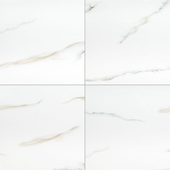 Aria Bianco 24" X 24" Polished Porcelain Tile Aria Bianco 24" X 24" Polished Porcelain Tile