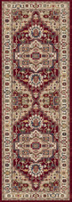 Dynamic Rugs Juno 6882-130 Ivory/Red Runner Area Rug Dynamic Rugs Juno 6882-130 Ivory/Red Runner Area Rug