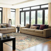Dynamic Rugs Juno 6882-530 Navy/Red Area Rug Room Scene Dynamic Rugs Juno 6882-530 Navy/Red Area Rug Room Scene