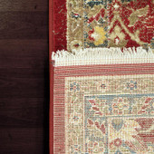 Dynamic Rugs Juno 6883-300 Red Area Rug Backing Dynamic Rugs Juno 6883-300 Red Area Rug Backing