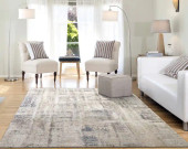 Dynamic Rugs Mehari 23259-6454 Beige/Grey/Blue Area Rug Room Scene Dynamic Rugs Mehari 23259-6454 Beige/Grey/Blue Area Rug Room Scene