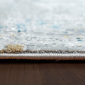 Dynamic Rugs Ruby 2161-950 Grey/Blue Area Rug Pile Edge