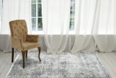 Dynamic Rugs Ruby 2162-190 Ivory/Grey Area Rug Room Scene
