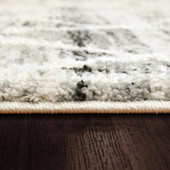 Dynamic Rugs Troya 4604-910 Grey/Ivory Area Rug Pile Edge Dynamic Rugs Troya 4604-910 Grey/Ivory Area Rug Pile Edge