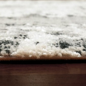 Dynamic Rugs Troya 4607-910 Grey/Ivory Area Rug Pile Edge Dynamic Rugs Troya 4607-910 Grey/Ivory Area Rug Pile Edge