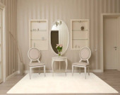 Loloi Beverly BEV-01 Ivory Area Rug Room Scene Loloi Beverly BEV-01 Ivory Area Rug Room Scene
