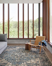 Loloi Sebastian SEB-02 Ocean/Midnight Area Rug Room Scene Loloi Sebastian SEB-02 Ocean/Midnight Area Rug Room Scene