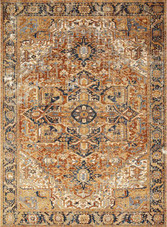 Loloi Sebastian SEB-03 Red/Navy Area Rug Loloi Sebastian SEB-03 Red/Navy Area Rug