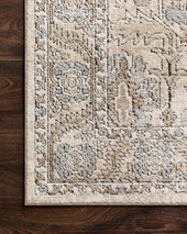 Loloi II Teagan TEA-03 Ivory/Sand Area Rug Corner Loloi II Teagan TEA-03 Ivory/Sand Area Rug Corner