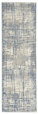 Calvin Klein Rush CK950 Ivory/Blue Runner Area Rug Calvin Klein Rush CK950 Ivory/Blue Runner Area Rug