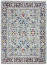 Nourison Ankara Global ANR14 Teal/Multi Area Rug Nourison Ankara Global ANR14 Teal/Multi Area Rug