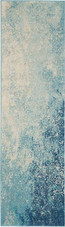 Nourison Passion PSN10 Navy/Light Blue Runner Area Rug Nourison Passion PSN10 Navy/Light Blue Runner Area Rug