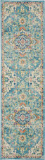 Nourison Passion PSN25 Ivory/Light Blue Runner Area Rug Nourison Passion PSN25 Ivory/Light Blue Runner Area Rug