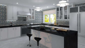 MET763 Metropolis Kent Sky Mosaic Tile Room Scene MET763 Metropolis Kent Sky Mosaic Tile Room Scene