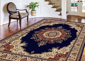 Sensation 4707 Navy Area Rug Room Scene Sensation 4707 Navy Area Rug Room Scene