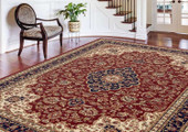 Sensation 4780 Red Area Rug Room Scene Sensation 4780 Red Area Rug Room Scene