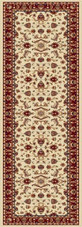 Sensation 4792 Ivory Red Runner Area Rug Sensation 4792 Ivory Red Runner Area Rug