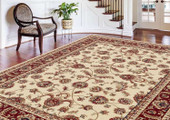 Sensation 4792 Ivory Red Area Rug Room Scene Sensation 4792 Ivory Red Area Rug Room Scene