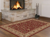 Sensation 4810 Red Area Rug Room Scene Sensation 4810 Red Area Rug Room Scene