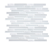 Norweigan Ice Glass Linear Decorative Tile 12" x 12" Norweigan Ice Glass Linear Decorative Tile 12" x 12"
