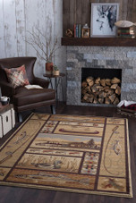 Americana 6632 Multi Area Rug Room Scene Americana 6632 Multi Area Rug Room Scene
