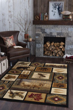 Americana 6660 Multi Area Rug Room Scene Americana 6660 Multi Area Rug Room Scene