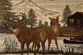 Americana 6670 Multi Area Rug Detail Americana 6670 Multi Area Rug Detail