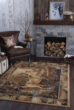 Americana 6680 Multi Area Rug Room Scene Americana 6680 Multi Area Rug Room Scene