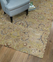 Helena 3200-05 Athena Gold Area Rug Room Scene Helena 3200-05 Athena Gold Area Rug Room Scene