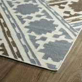Glam GLA02-49 Brown Area Rug Corner Glam GLA02-49 Brown Area Rug Corner