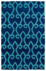 Glam GLA05-17 Blue Area Rug Glam GLA05-17 Blue Area Rug