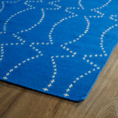 Glam GLA07-17 Blue Area Rug Corner Glam GLA07-17 Blue Area Rug Corner
